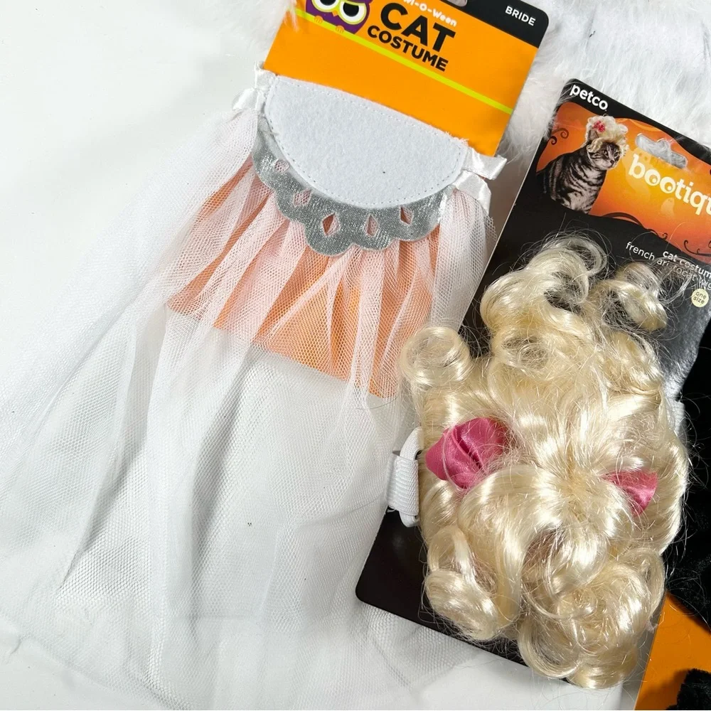 Petco and Whisker City Cat Halloween Dress-Up Costumes Lot